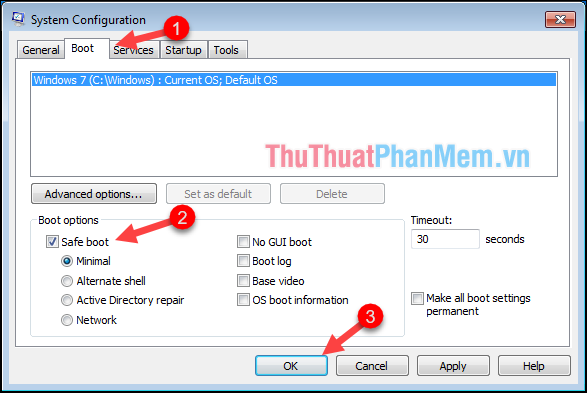 how to enter safe mode windows 7