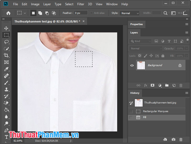 How to erase stains on photos, cleaning photos in Photoshop Picture 8