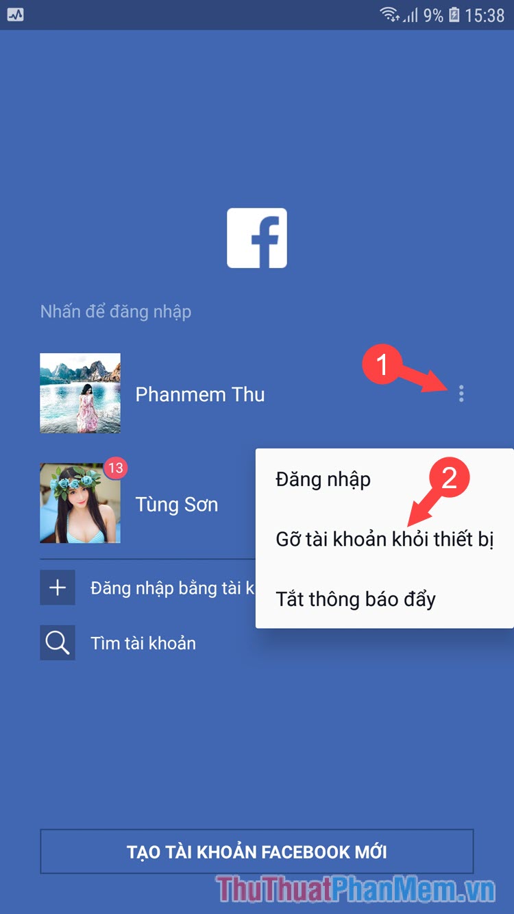How to exit, log out of Messenger without removing the application Picture 12