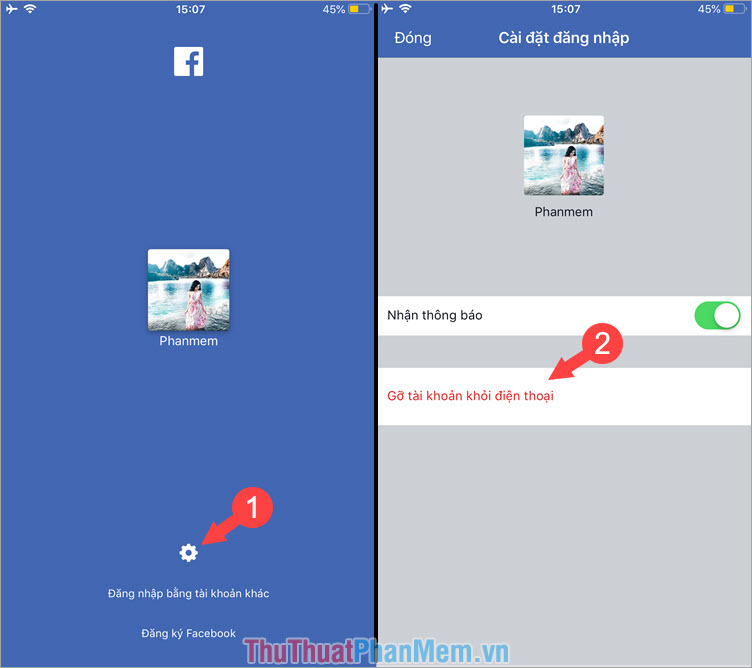 How to exit, log out of Messenger without removing the application Picture 6