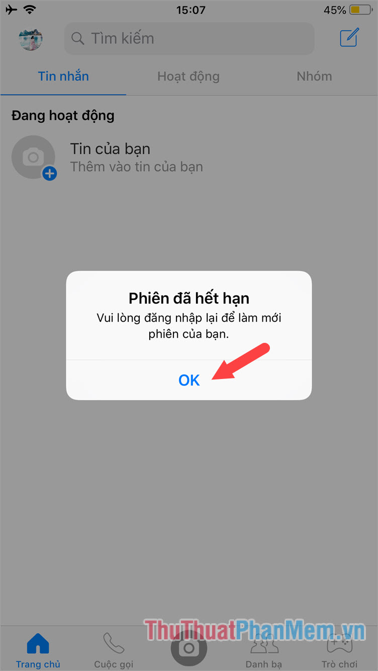 How to exit, log out of Messenger without removing the application Picture 7