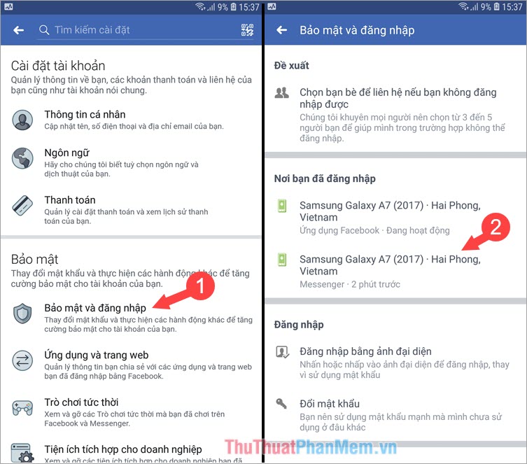 How to exit, log out of Messenger without removing the application Picture 9