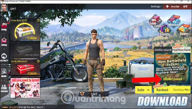 How to experience 4 seasons in Rules of Survival Picture 1