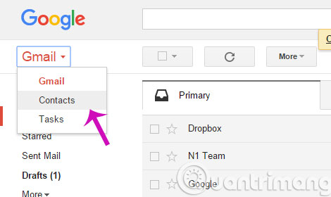 How to export contacts from Gmail? Picture 1