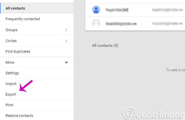 How to export contacts from Gmail? Picture 2