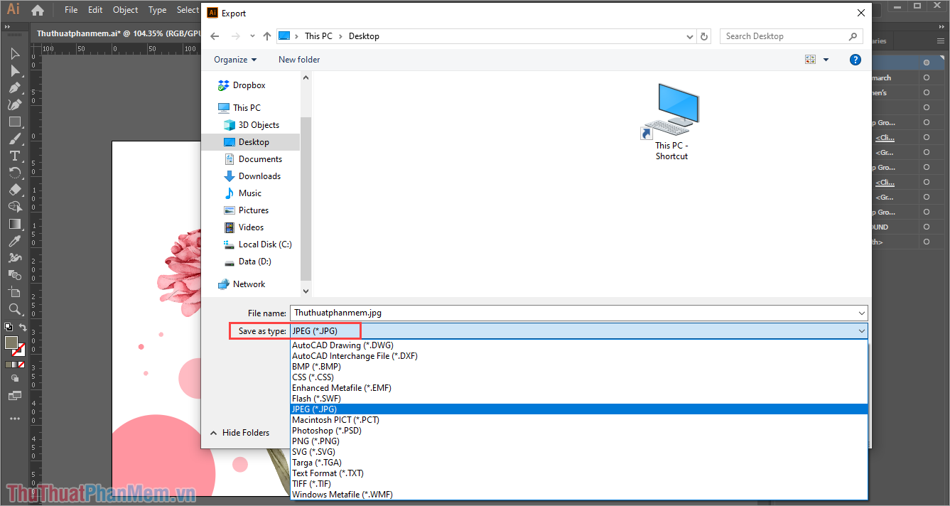 How to export printing files in AI (Adobe Illustrator) Picture 9