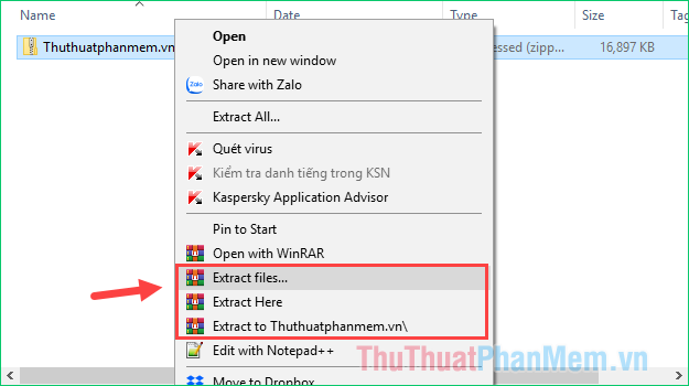 How to extract ZIP file on computer quickly Picture 4