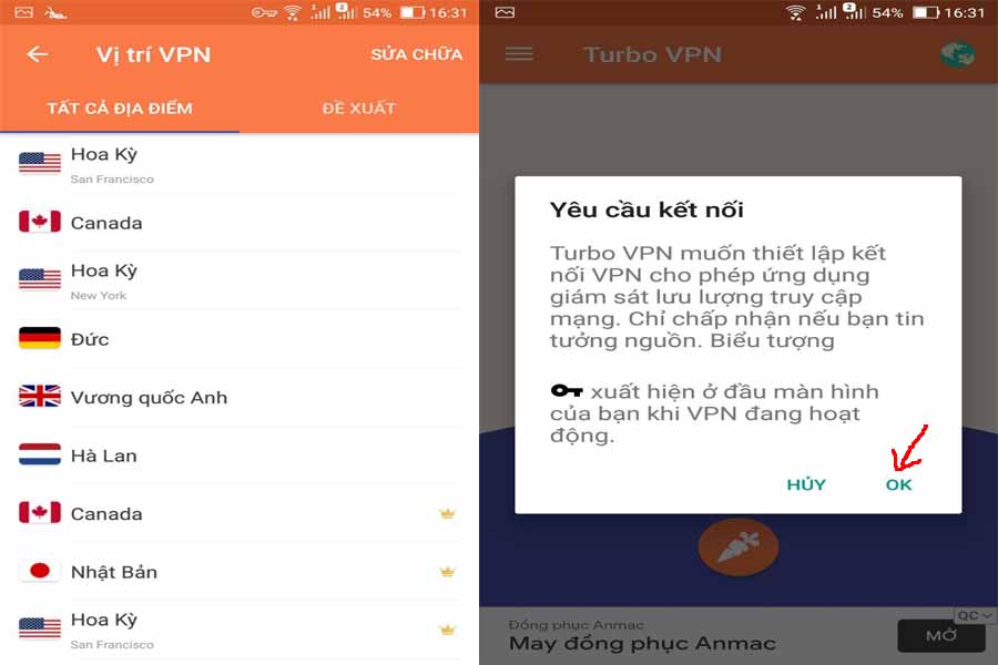 How to Fake IP on phone with 1111, Touch VPN, Turbo VPN Picture 12