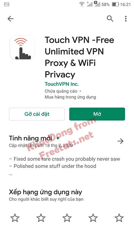 How to Fake IP on phone with 1111, Touch VPN, Turbo VPN Picture 5