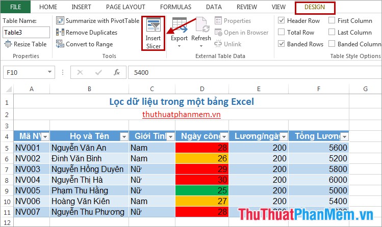 How to filter data in Excel Picture 12
