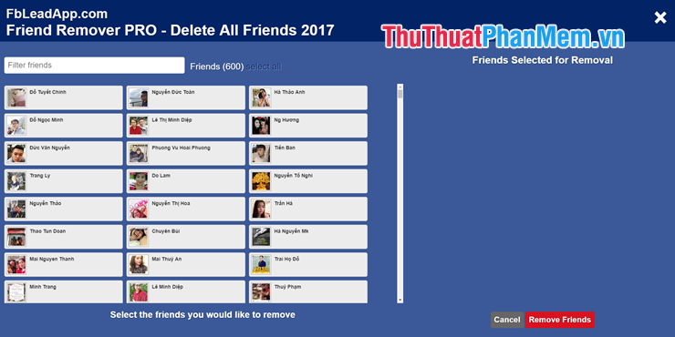 How to filter non-interactive friends on Facebook the fastest and most accurate Picture 4
