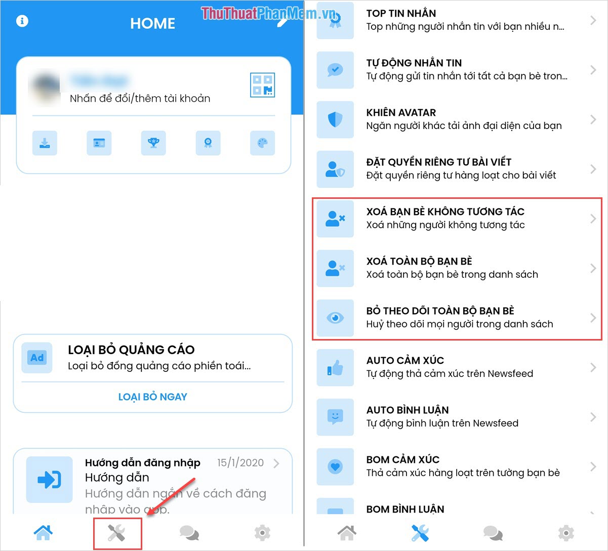 How to filter your Facebook friends with the MonokaiToolkit tool Picture 4