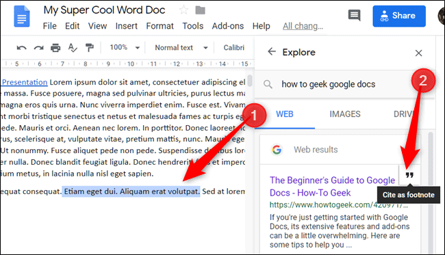 How to find and add citations in Google Docs Picture 5