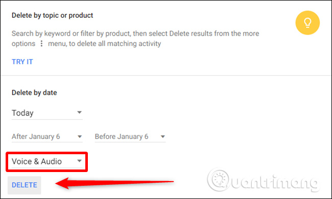 How to find and delete recording data stored on Google Assistant Picture 6