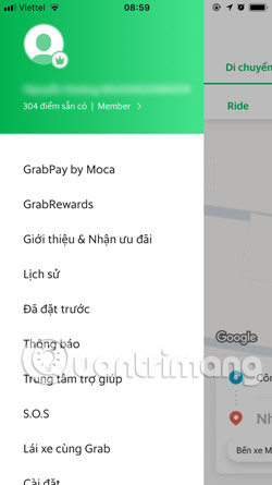 How to find Grab trips with invoices Picture 1