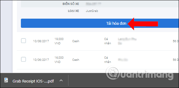 How to find Grab trips with invoices Picture 23