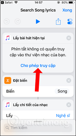 How to find lyrics of songs currently playing on iPhone Picture 3
