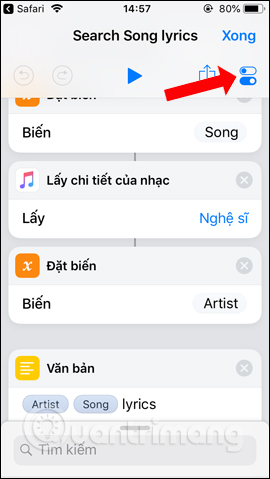 How to find lyrics of songs currently playing on iPhone Picture 5