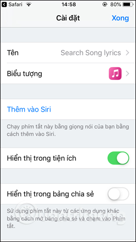 How to find lyrics of songs currently playing on iPhone Picture 6