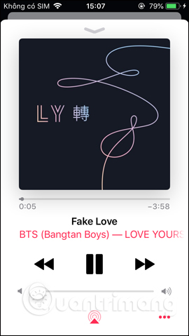 How to find lyrics of songs currently playing on iPhone Picture 8