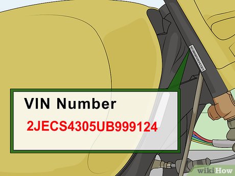 How to Find the Chassis and Engine Number Picture 10