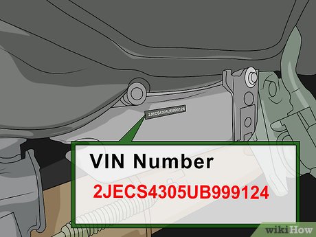 How to Find the Chassis and Engine Number Picture 11