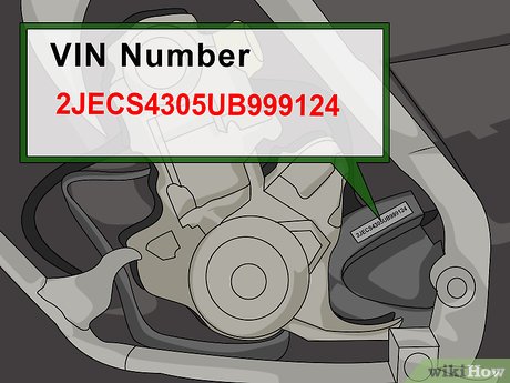 How to Find the Chassis and Engine Number Picture 12