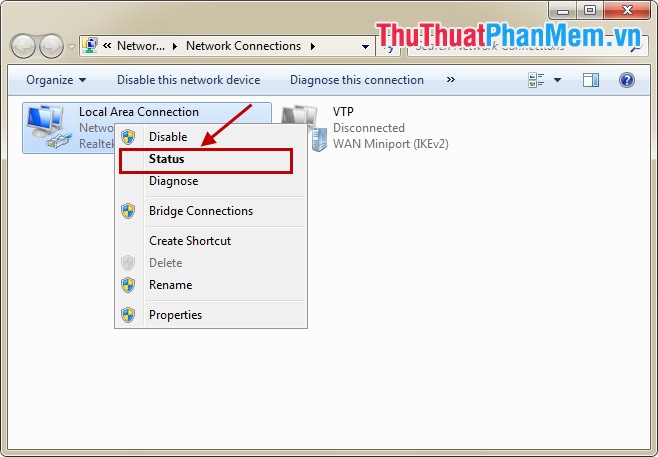 How to find the MAC address - See the MAC address on Windows XP, Windows 7, 8 Picture 9