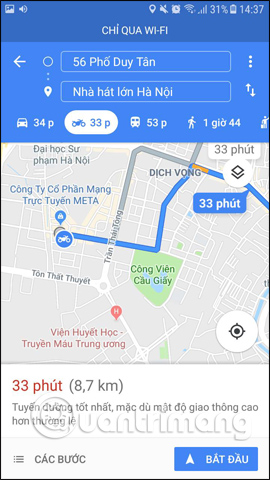 How to find the way to Google Maps for motorcycles Picture 5