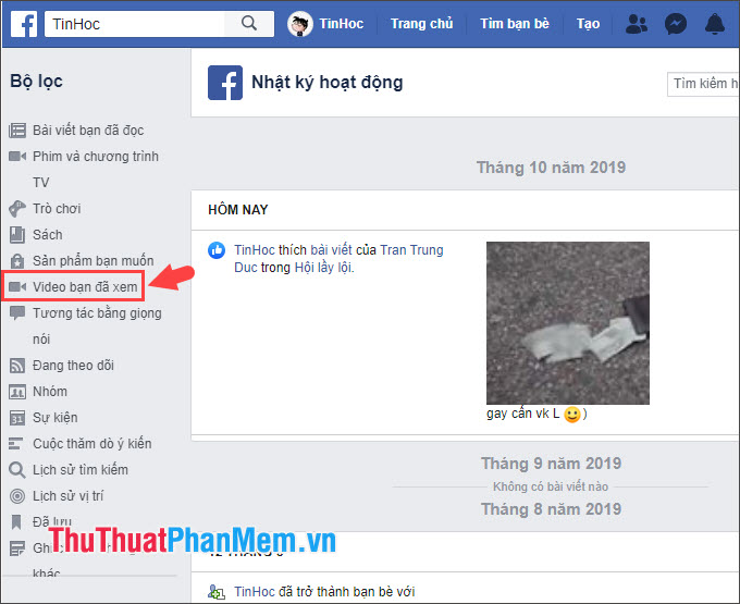 How to find videos viewed on Facebook fastest Picture 4