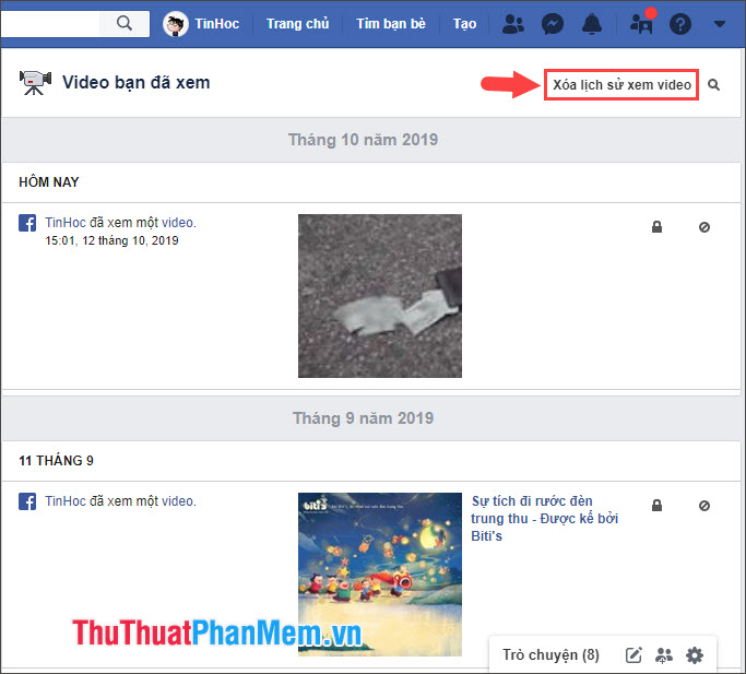 How to find videos viewed on Facebook fastest Picture 6
