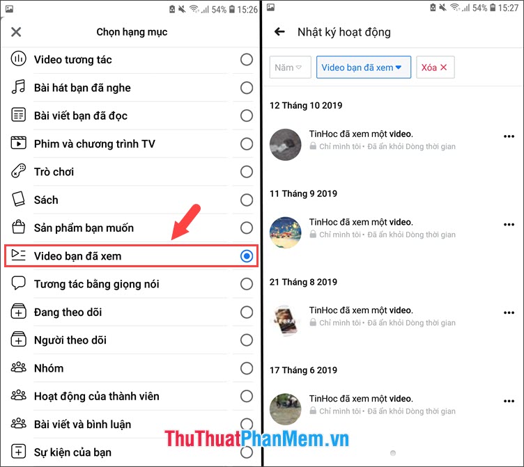 How to find videos viewed on Facebook fastest Picture 9