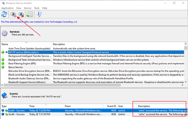 How to find which processes stop or start Windows Services Picture 2