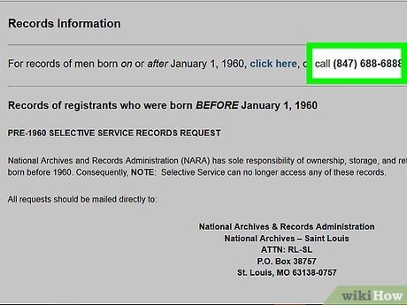 How to Find Your Selective Service Number Picture 8