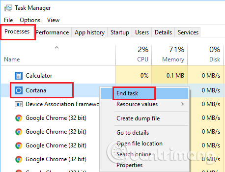How to fix an unreadable, inactive Search Windows 10 error Picture 3