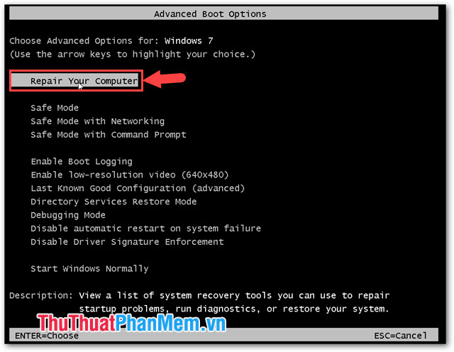 How to fix BOOTMGR is missing error when starting Windows Picture 9