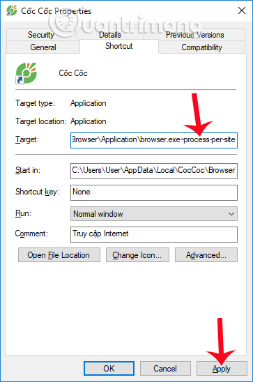 How to fix Coc Coc browser error consuming a lot of RAM Picture 4