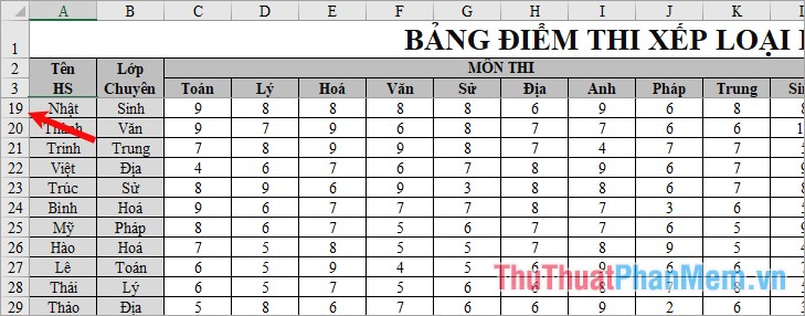 How to fix column and header rows in Excel 2016 Picture 5