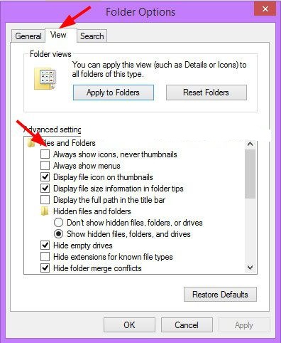 How to fix computer error lost Thumbnail image mode Picture 2