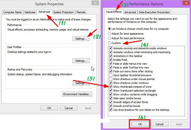 How to fix computer error lost Thumbnail image mode Picture 3