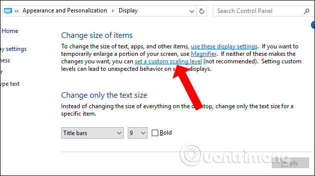 How to fix Custom Scale Factor Is Set Windows 10 Picture 5