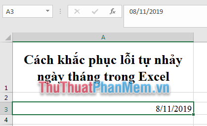 How to fix date auto-jump error in Excel Picture 9