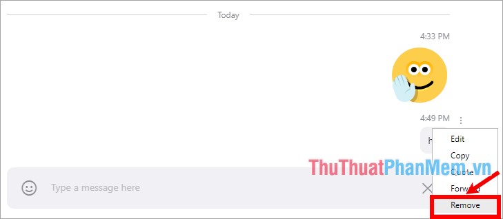 How to fix, delete sent messages on Skype Picture 4