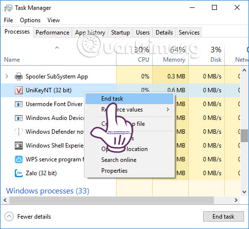 How to fix errors cannot type Vietnamese on MISA Picture 8