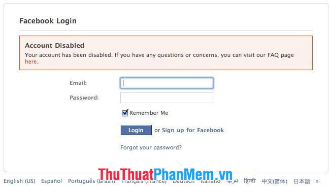 How to fix errors Facebook account is disabled Picture 4