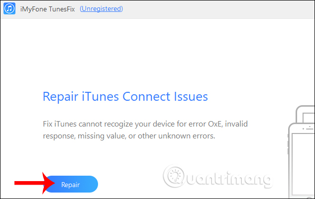 How to fix errors on iTunes with iMyFone TunesFix Picture 9