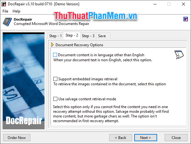 How to fix errors that cannot open Word files Picture 8