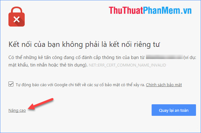 How to fix errors Your connection is not a private connection Picture 4