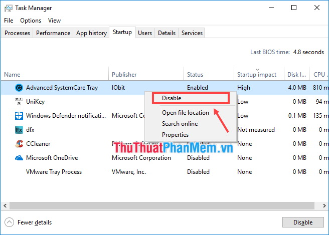 How to fix, fix slow boot computer, Windows 10 boot slowly Picture 16