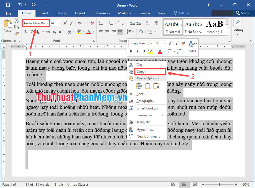 How to fix font errors in Word when downloading documents online Picture 6
